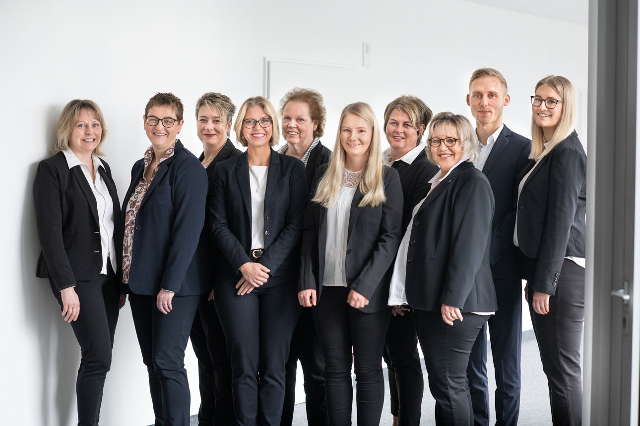 Bild von dem Team aus dem Kundenservice-Center für Institutionelle-Kunden