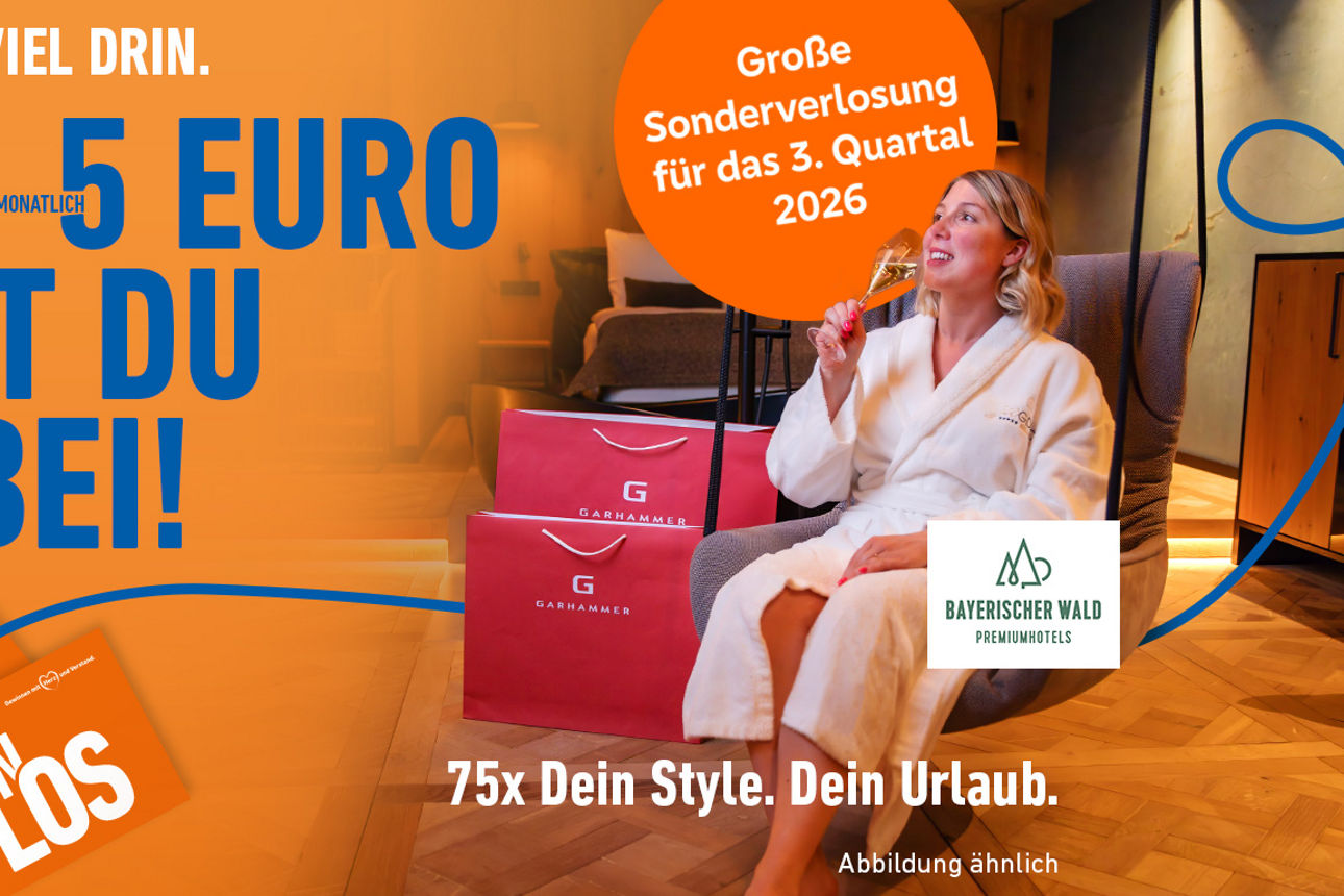 Banner des Gewinnsparvereins für Quartal 3 mit den Gewinnen