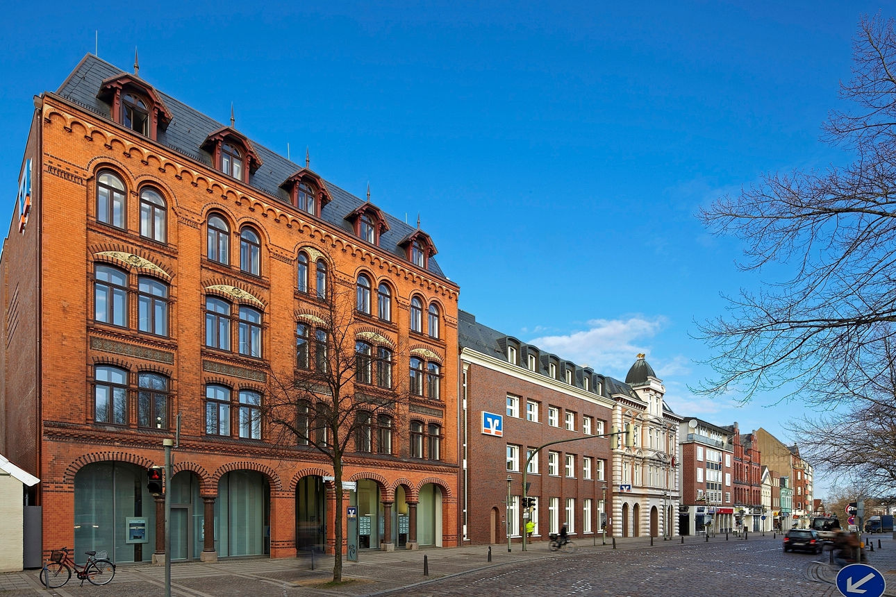 Zentrale Neumünster der VR Bank zwischen den Meeren eG