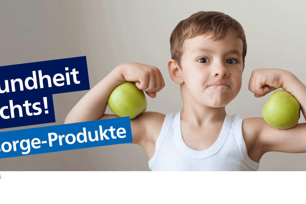 Grafik "Gesundheitsvorsorge-Produkte bei der Volksbank Eisenberg"