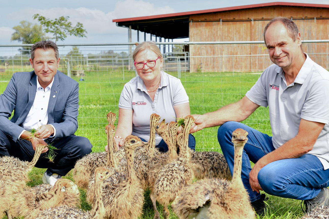 Firmenkundenberater Matthias Kraus, Susanne und Horst Engelhardt, Leipheim