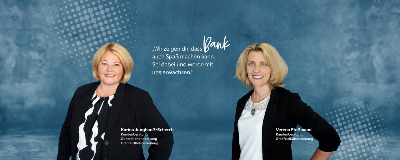 Unsere GrabfeldKids-Betreuerinnen Karina Junghanß-Scherch und Verena Floßmann 