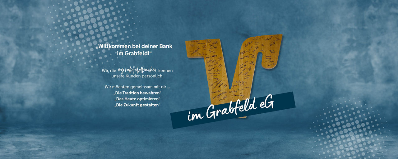 Die Grabfeldbanker sagen Herzlich Willkommen
