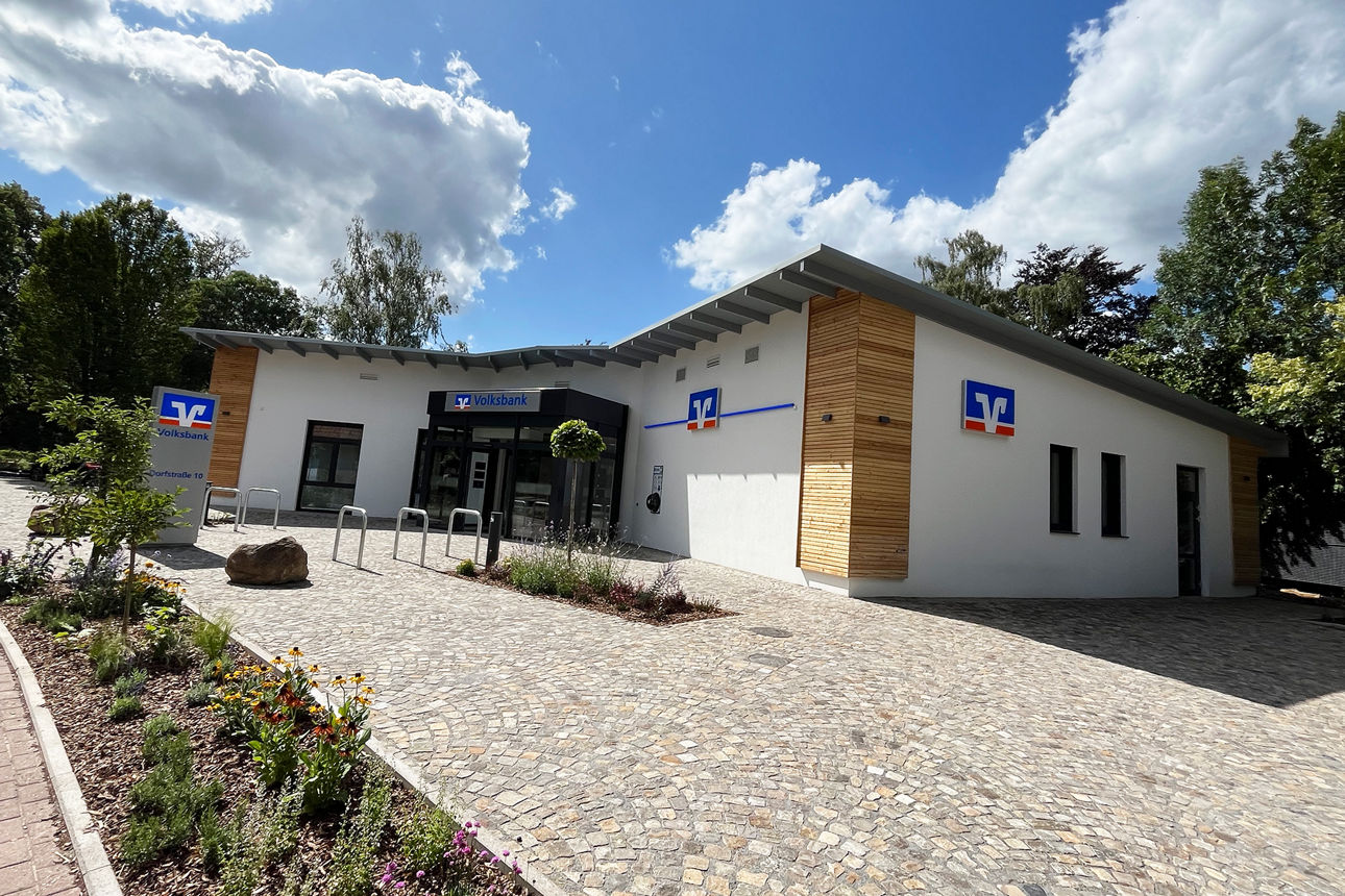 Außenansicht Geschäftsstelle Hille