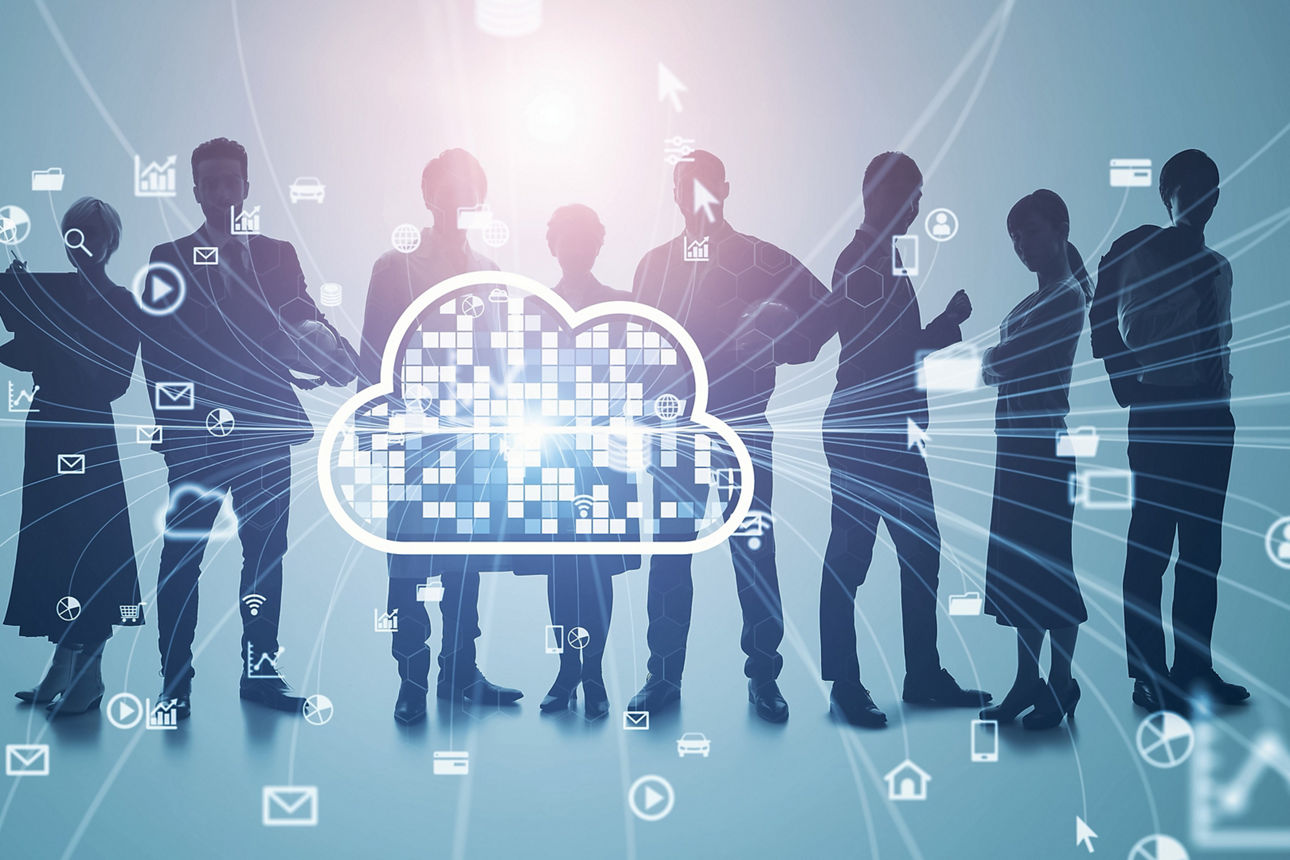 Recruting-Gruppe von Geschäftsleuten