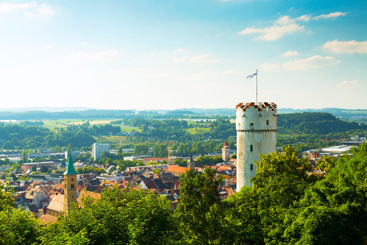 Ravensburg mit Mehlsack Turm