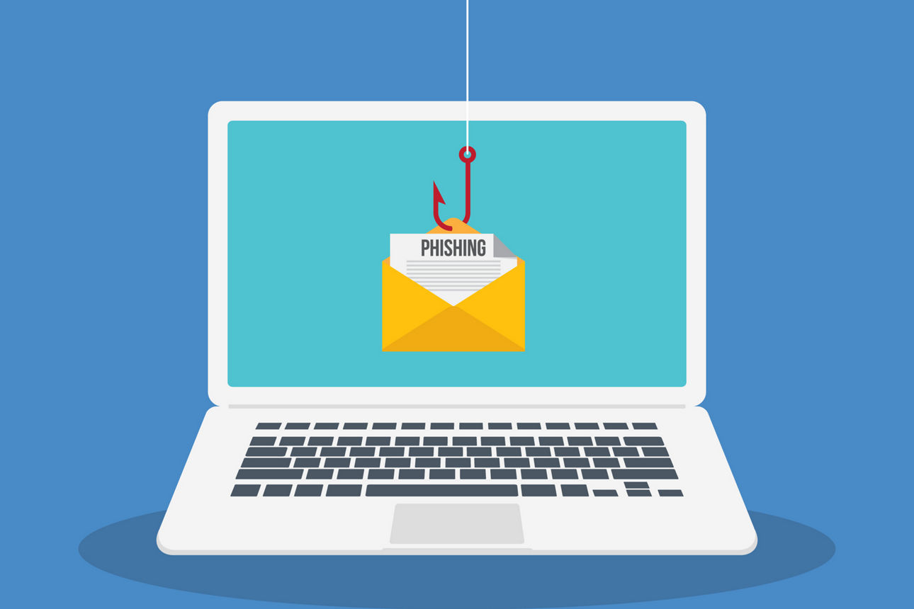 Illustration Phishing von E-Mail-Daten
