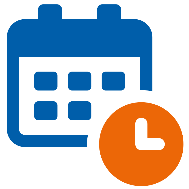 icon, welches einen persönlichen beratungstermn signalisiert