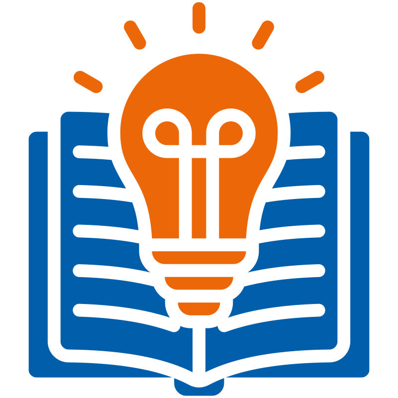 icon wissen buch glühbirne