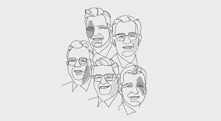 Illustration Vorstandsteam