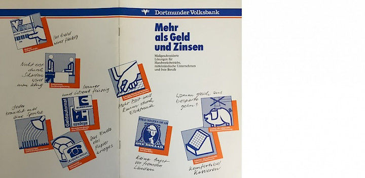 Broschüre der Bank für mittelständische Unternehmen und freie Berufe