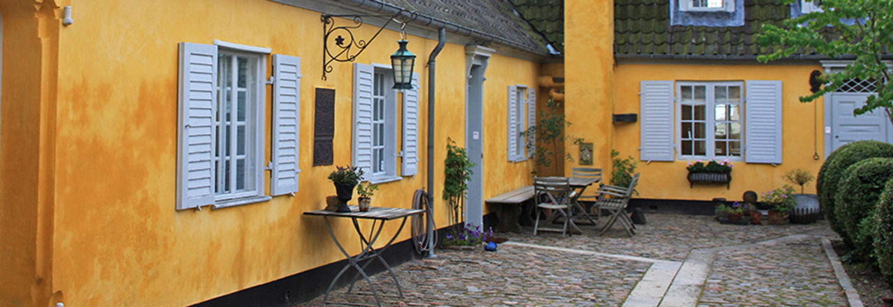 Gelbes Haus in Dänemark