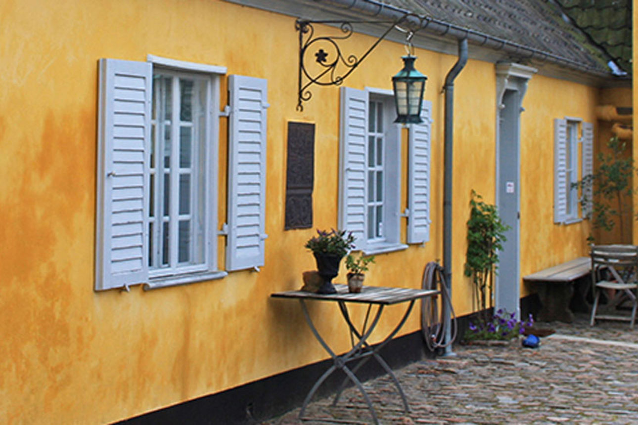 Gelbes Haus in Dänemark
