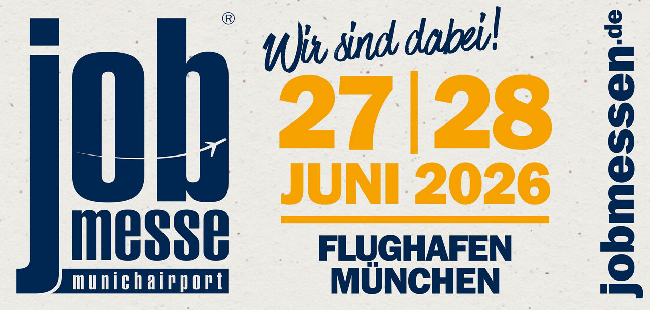 Die Jobmesse München findet am 27. und 28. Juni 2026 statt.