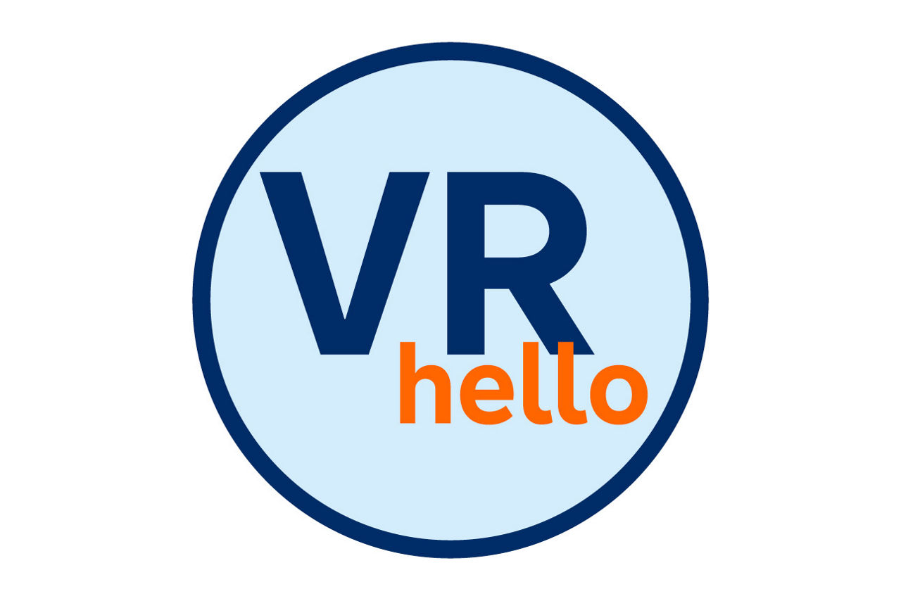 Das Bild zeigt das Logo von unserem VR Hello-Club