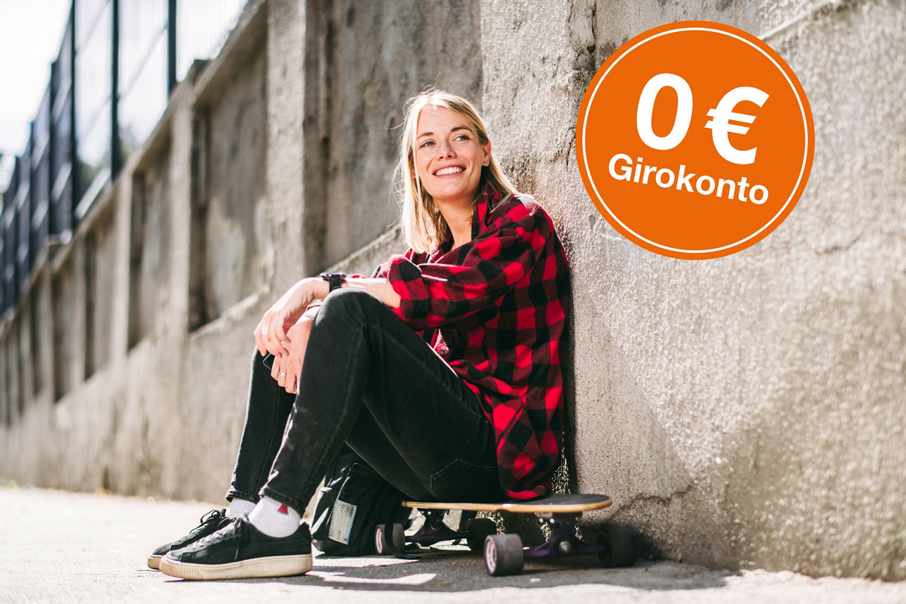 Junge Inhaberin Konto Sparda Young Horizont für Studenten und Azubis