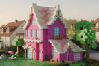 Haus in Pink aus Lego 