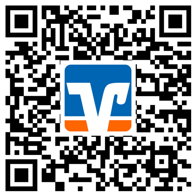 QR-Code zur Einrichtung der digitalen Karten in der VR Banking App