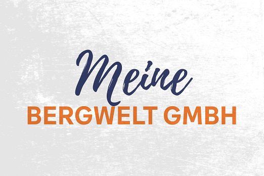 Schriftzug: Meine Bergwelt GmbH