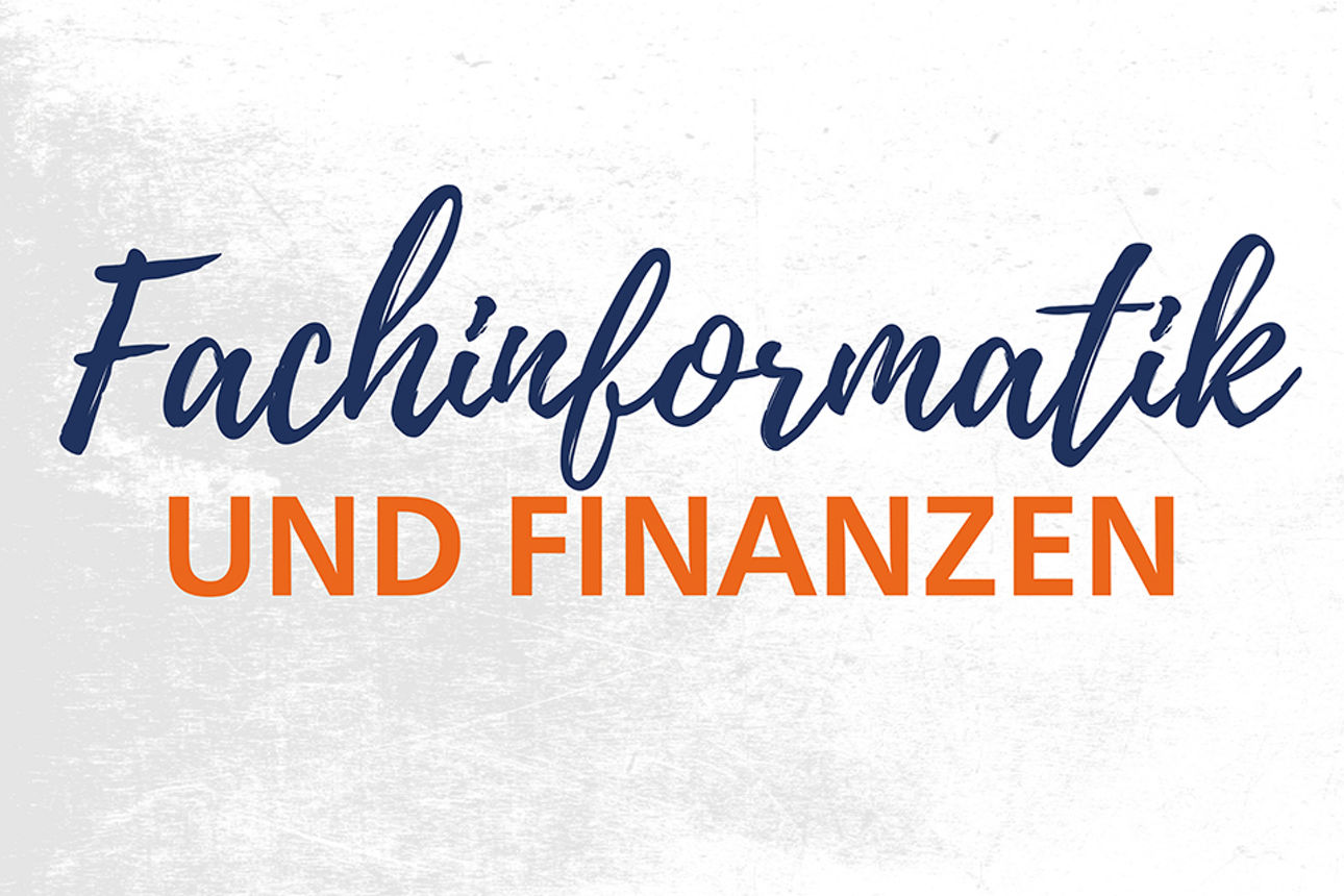 Schriftzug: Fachinformatik und Finanzen