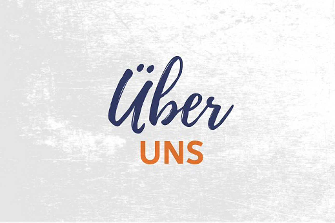 Schriftzug: Über uns