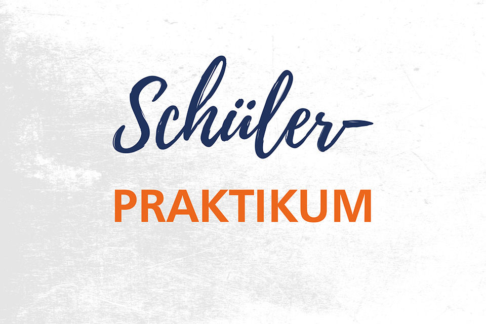 Schriftzug: Schülerpraktikum