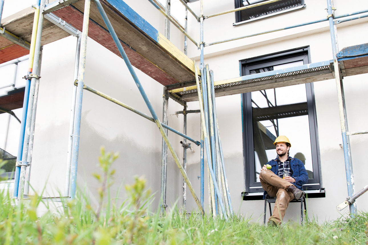 Abbildung mit  Sparda Klimakredit modernisiertes Haus
