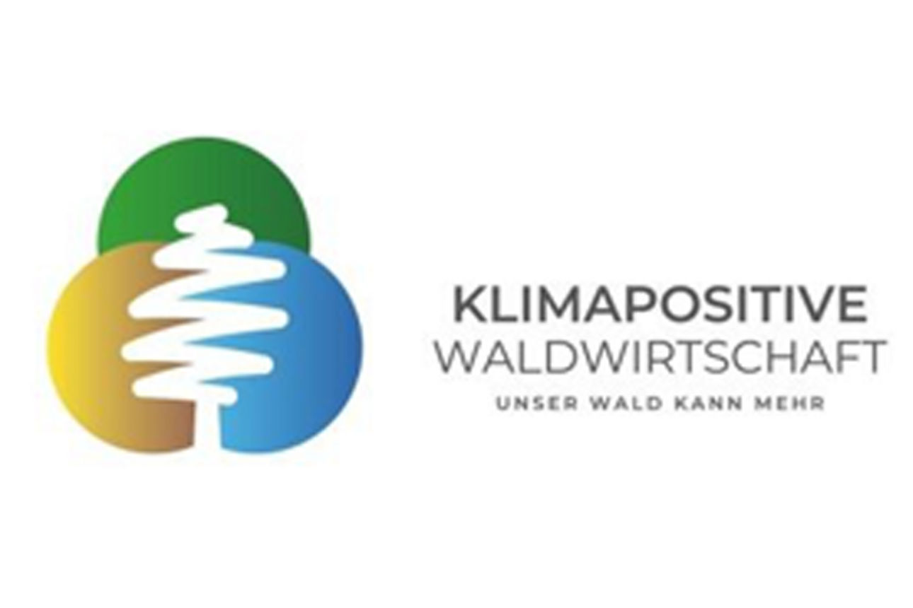 Logo Klimapositive Waldwirtschaft