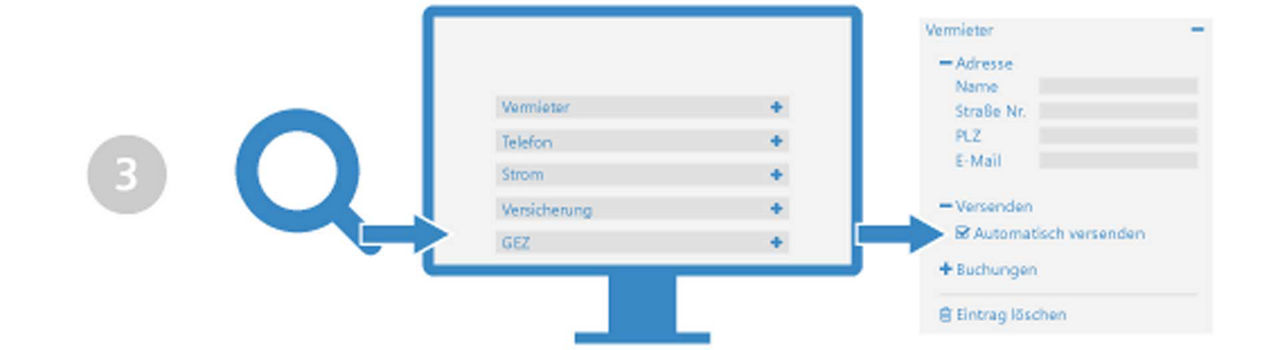 Ermittlung Ihrer Zahlungspartner