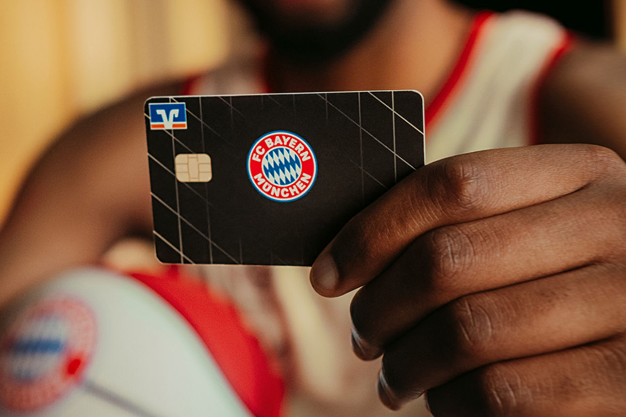Kreditkarte des FC Bayern Fankonto Premium