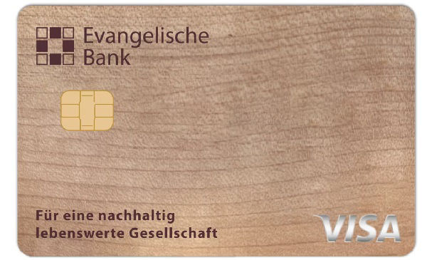 Abbildung der Kreditkarte