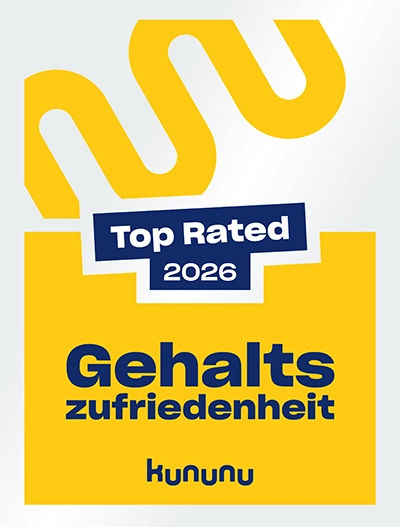 Gehaltszufriedenheit 2026 Siegel der Arbeitgeber-Bewertungsplattform kununu