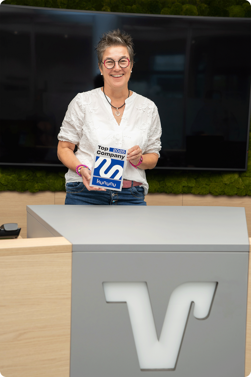 Petra Dierkes mit kununu-Siegel