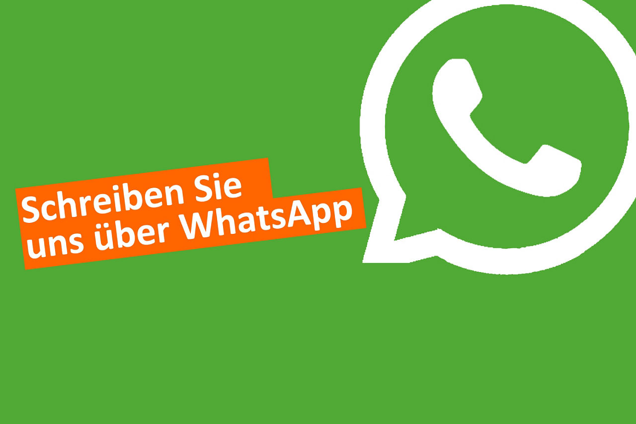 Grüner Hintergrund mit einem weiß gezeichneten Telefon.