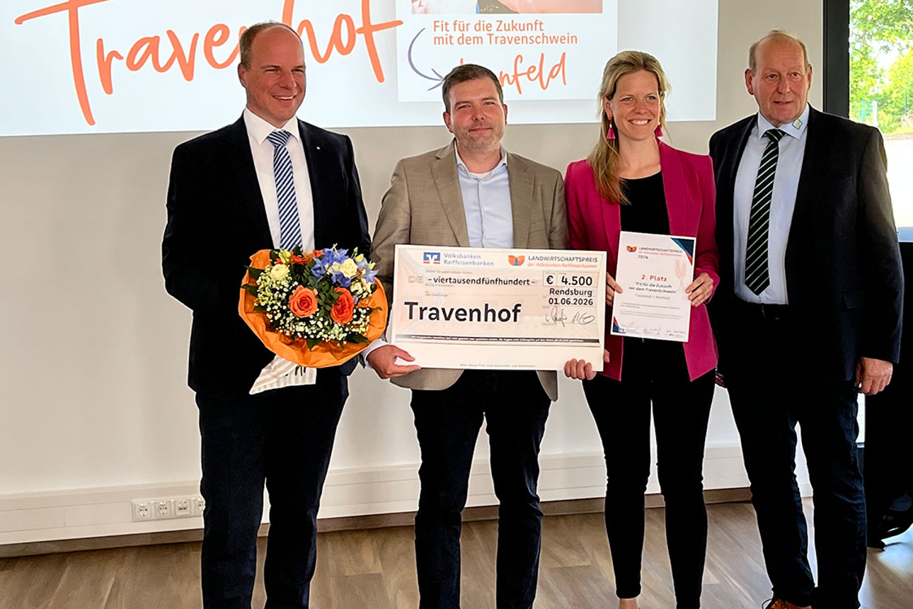 Preisverleihung Landwirtschaftspreis Travenhof.