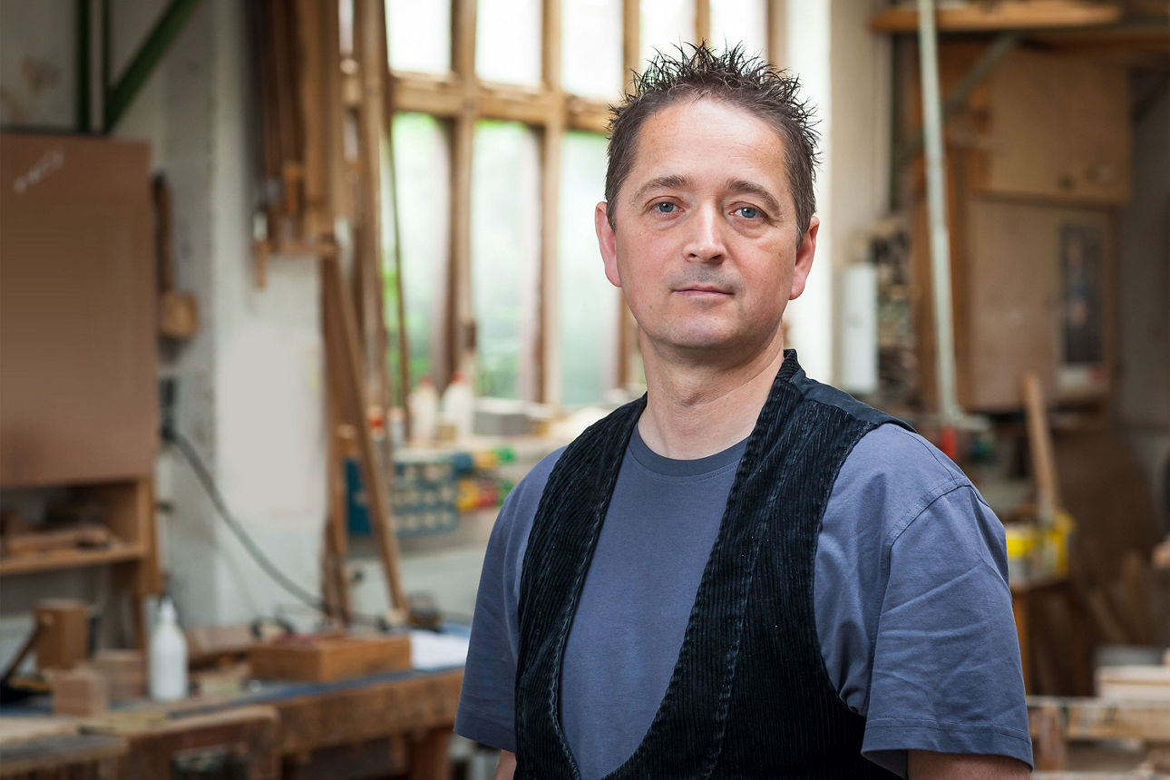 Lars Tunk Inhaber Teppen-Tunk Tischlerei und Holzhandel