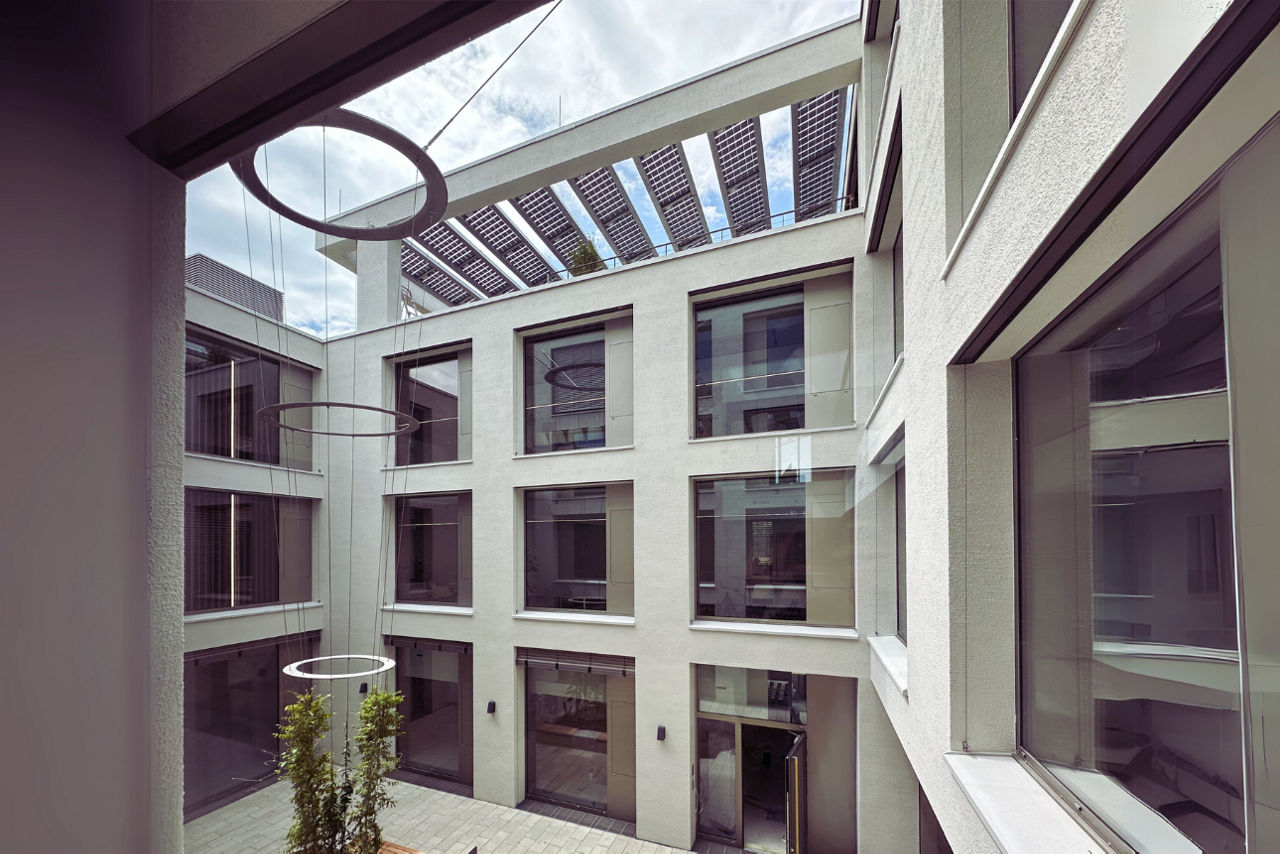 Bürogebäude Wankelstrasse Innenhof