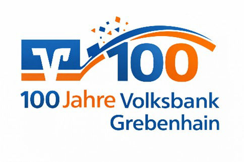 Logo 100 Jahre Volksbank eG Grebenhain