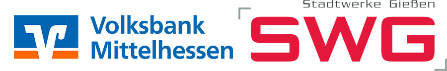 Logos der Volksbank Mittelhessen und der SWG
