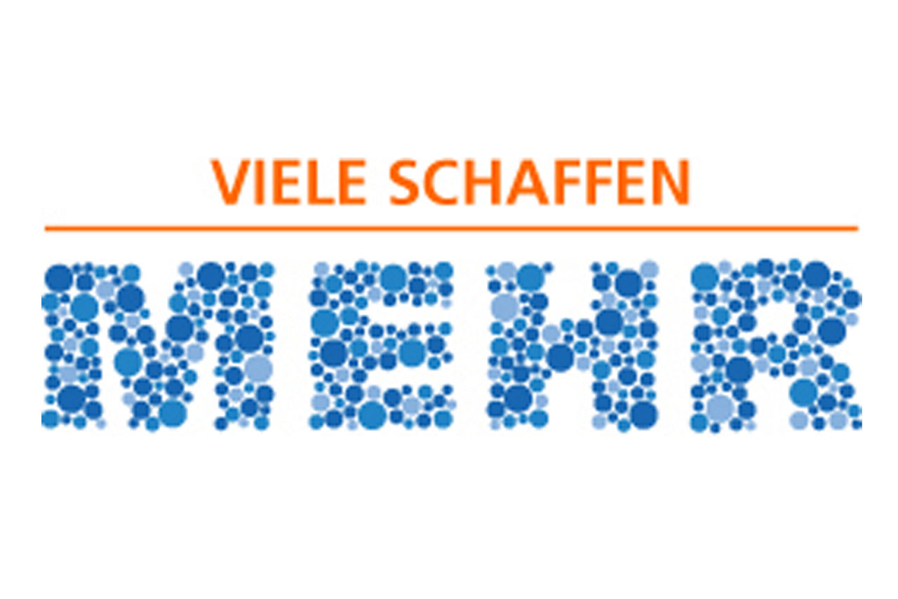 Logo "Viele schaffen mehr"