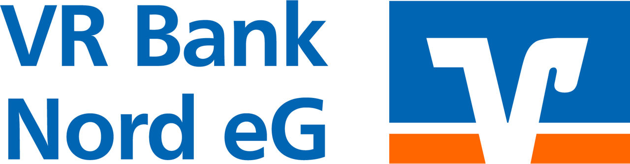 Logo der VR Bank Nord eG (rechtsbündig)