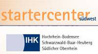 Auf dem Bild ist das Logo des IHK startercenter südwest zu sehen.