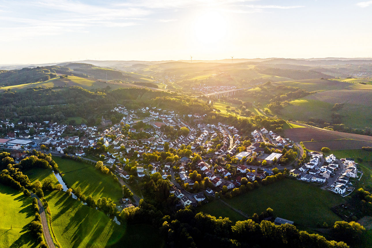 Luftaufnahme von Glan-Münchweiler