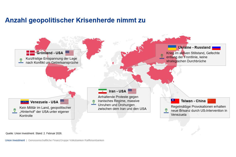 Anzahl geopolitsicher Krisenherde nimmt zu