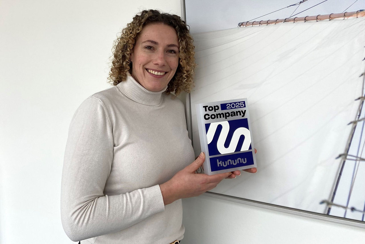 Marie mit dem Top Company Award 2025