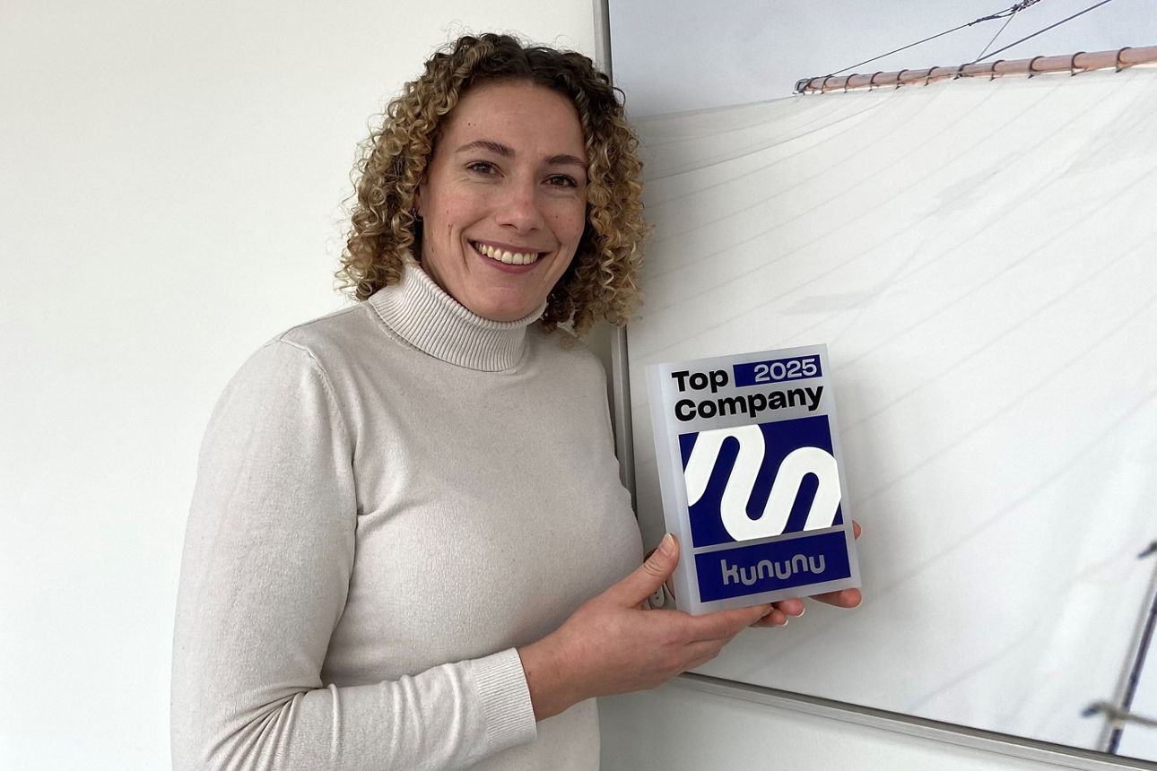 Marie mit dem Top Company Award 2025
