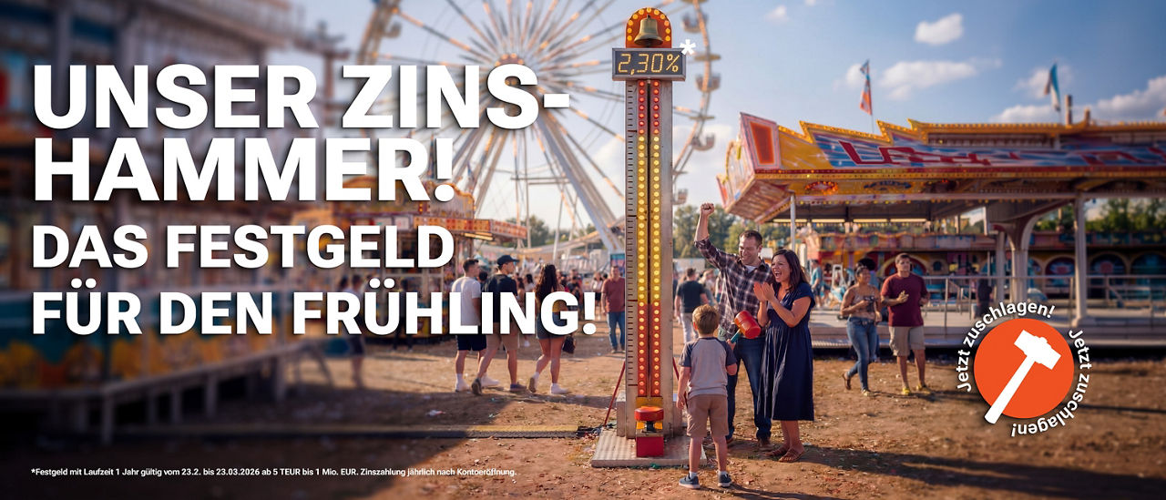 Unser Zinshammer zum Frühling