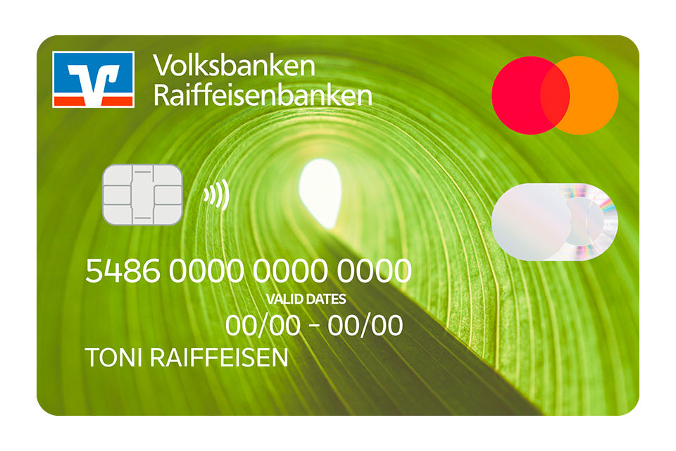 Kartenabbildung der Naturliebe Karte als Mastercard