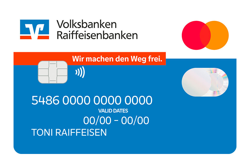 Kreditkartenabbildung Standard als Mastercard
