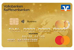 Kartenabbildung der BusinessCard Gold von Mastercard